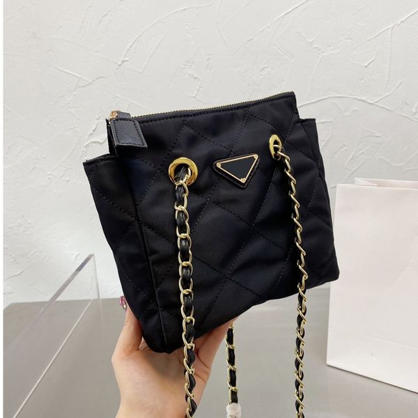 version designers pujia luxurys bags high handbags mini nylon zipper single shoulder lingge leather ch p zhouzhoubao123 woman bucket bag, Black
version designers pujia luxurys bags high handbags mini nylon zipper single shoulder lingge leather ch p zhouzhoubao123 woman bucket bag, Black