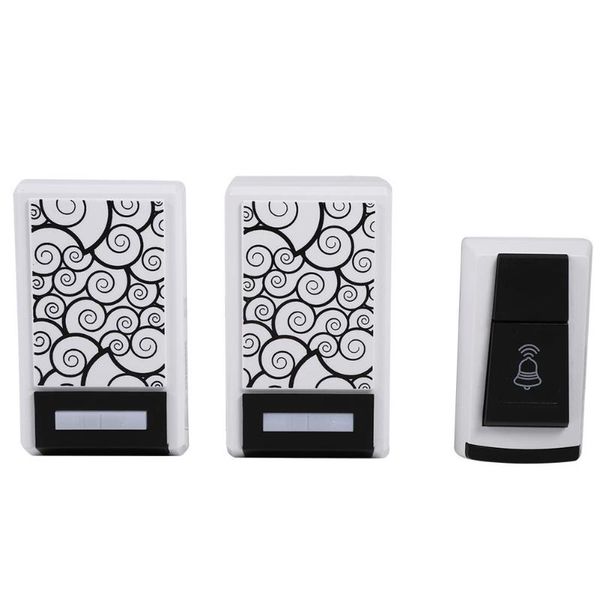 1x wireless home security doorbell unique pattern design door bell (2 receivers) doorbells
1x wireless home security doorbell unique pattern design door bell (2 receivers) doorbells