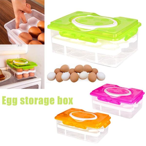 storage boxes & bins portable 2 layer 24 holes plastic egg box for refrigerator fresh or hiking outdoor camping carrier organizer
storage boxes & bins portable 2 layer 24 holes plastic egg box for refrigerator fresh or hiking outdoor camping carrier organizer