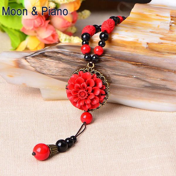 pendant necklaces ethnic style ladies necklace fashion retro red flower female clothes accessories temperament clavicle sweater chain, Silver
pendant necklaces ethnic style ladies necklace fashion retro red flower female clothes accessories temperament clavicle sweater chain, Silver