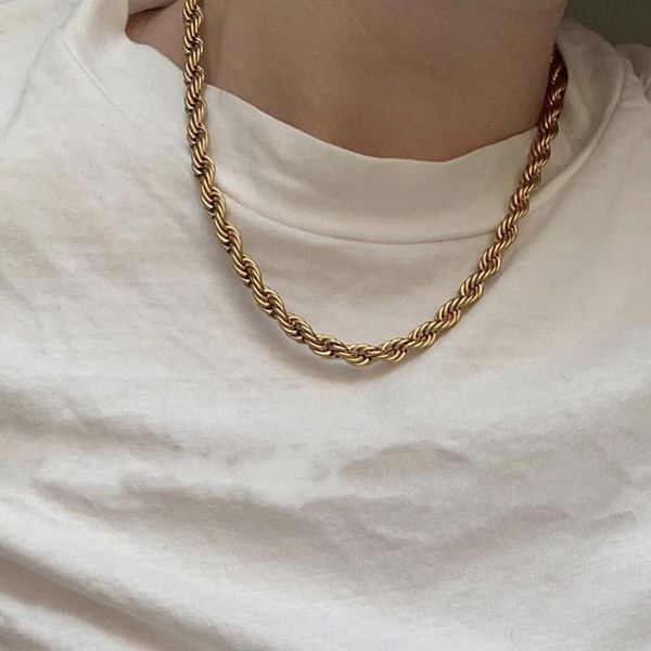 trendy classical twist chain necklace alloy choker for women accessories fashion jewellery chains, Silver
trendy classical twist chain necklace alloy choker for women accessories fashion jewellery chains, Silver