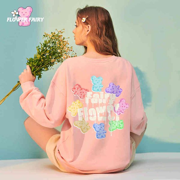 women's hoodies & sweatshirts little bear around the neck velo-lined female sweater 2021 clothing fried street salt pink soft coat, Black
women's hoodies & sweatshirts little bear around the neck velo-lined female sweater 2021 clothing fried street salt pink soft coat, Black