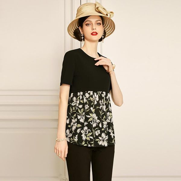 women's t-shirt shzq black short sleeve foreign style versatile shirt bottomed 2021 slim round neck printed women, White
women's t-shirt shzq black short sleeve foreign style versatile shirt bottomed 2021 slim round neck printed women, White