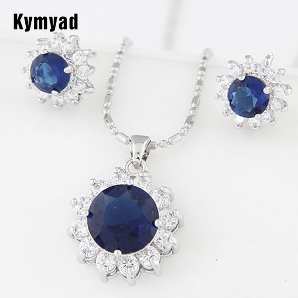 earrings & necklace kymyad jewelry sets for women cubic zirconia wedding accessories korean earring brides, Silver
earrings & necklace kymyad jewelry sets for women cubic zirconia wedding accessories korean earring brides, Silver