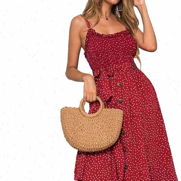 summer sleeveless slip strapless womens dresses bow button loose bandage pleated polka dot sundress casual backless vestidos, Black;gray
summer sleeveless slip strapless womens dresses bow button loose bandage pleated polka dot sundress casual backless vestidos, Black;gray