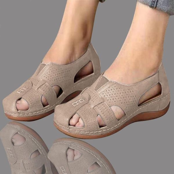sandals woman leather vintage female hollow out wedges platform shoes plus size women summer slip on retro moccasins, Black
sandals woman leather vintage female hollow out wedges platform shoes plus size women summer slip on retro moccasins, Black