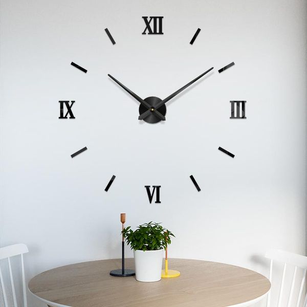 wall clocks 48" 3d mirror clock home decor large roman fashion modern quartz living room diy sticker watch
wall clocks 48" 3d mirror clock home decor large roman fashion modern quartz living room diy sticker watch