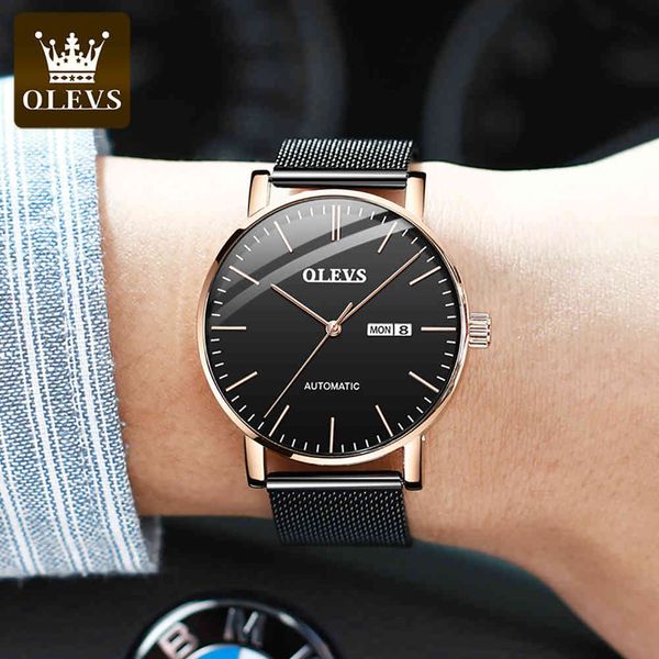olevs heren clocks fire luxury mechanical classic business men automatic waterproof man relogio masculino, Slivery;brown
olevs heren clocks fire luxury mechanical classic business men automatic waterproof man relogio masculino, Slivery;brown