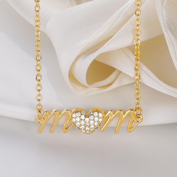 pendant necklaces fashion 2021 for women mom heart zircon necklace 3 colors nameplate clavicle chain choker jewelry gift, Silver
pendant necklaces fashion 2021 for women mom heart zircon necklace 3 colors nameplate clavicle chain choker jewelry gift, Silver