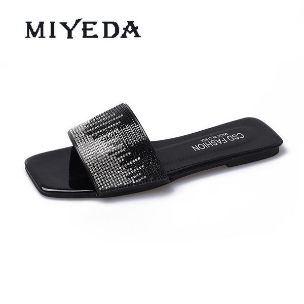 women slides open-toed summer crystal trendy flat slippers square toe wihte black outside plus size 35-42 ladies
women slides open-toed summer crystal trendy flat slippers square toe wihte black outside plus size 35-42 ladies