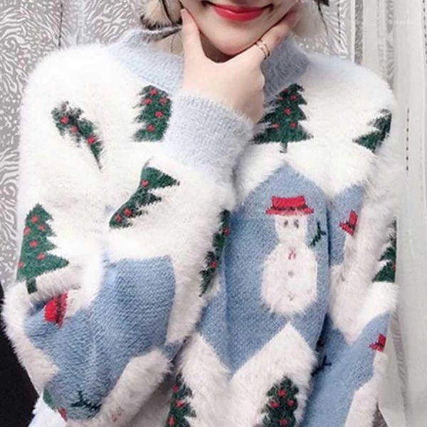 women's sweaters christmas tree snowman sweater women knitted pullover ladies long sleeve o-neck soft mohair loose jumper clothing1, White;black
women's sweaters christmas tree snowman sweater women knitted pullover ladies long sleeve o-neck soft mohair loose jumper clothing1, White;black