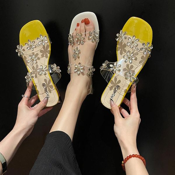 shoes women flower med slippers summer luxury slides pantofle soft designer 2021 square heel rubber pu floral pvc fashion, Black
shoes women flower med slippers summer luxury slides pantofle soft designer 2021 square heel rubber pu floral pvc fashion, Black
