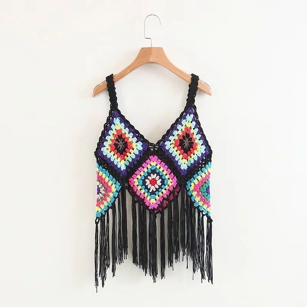 women's sweaters retro hollow tassel vest spring/summer fashion women's crochet short sling sweater en48, White;black
women's sweaters retro hollow tassel vest spring/summer fashion women's crochet short sling sweater en48, White;black
