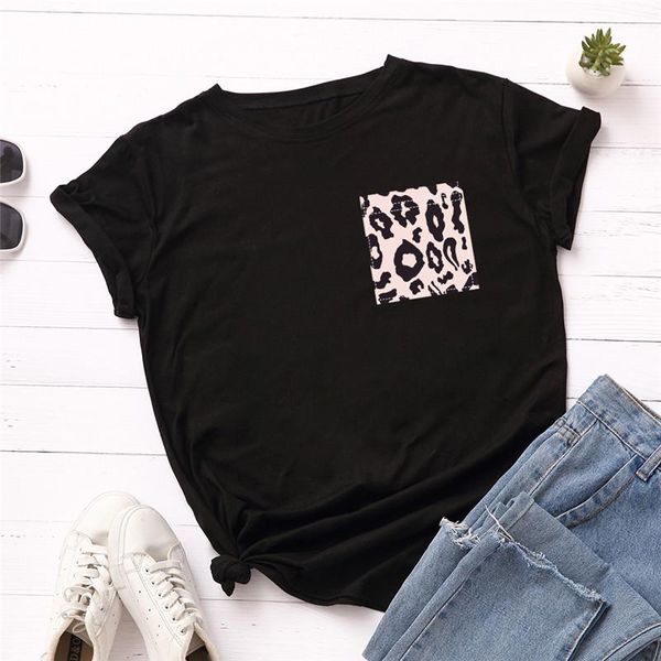 women's t-shirt plus size tshirt leopard pocket print s-5xl 100%cotton women o neck short sleeve tees summer female t shirt pink, White
women's t-shirt plus size tshirt leopard pocket print s-5xl 100%cotton women o neck short sleeve tees summer female t shirt pink, White