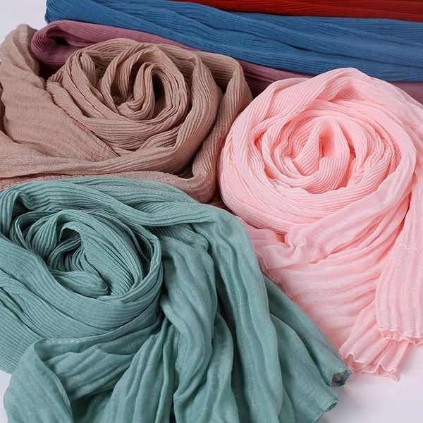 scarves design fashion solider women scarf hijab wrap crumpled muslim headband wrinkle scarf/scarives, Blue;gray
scarves design fashion solider women scarf hijab wrap crumpled muslim headband wrinkle scarf/scarives, Blue;gray