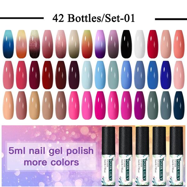 nail gel four lily polish set 42/70/143pcs soak off uv led art salon 5ml manicure nails shellak, Red;pink
nail gel four lily polish set 42/70/143pcs soak off uv led art salon 5ml manicure nails shellak, Red;pink