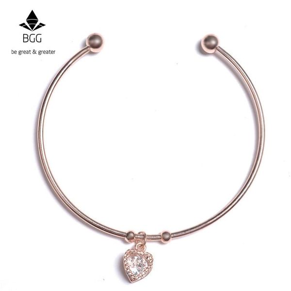 crystal heart pendant women bangles elegant ladies gold open bangle bracelets wedding party accessories gift, Black
crystal heart pendant women bangles elegant ladies gold open bangle bracelets wedding party accessories gift, Black