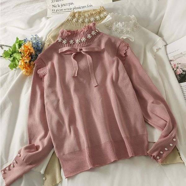 women's sweaters knitted woman long sleeve sweet mesh sweater women pullover korean japnese style outwear female, White;black
women's sweaters knitted woman long sleeve sweet mesh sweater women pullover korean japnese style outwear female, White;black