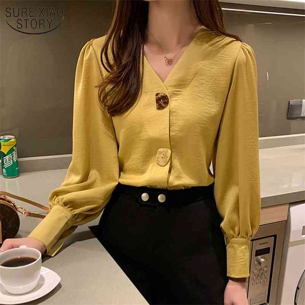 solid with button overalls for women female korean style all-match v-neck lantern long sleeve woman's blouses 10567 210508, White
solid with button overalls for women female korean style all-match v-neck lantern long sleeve woman's blouses 10567 210508, White