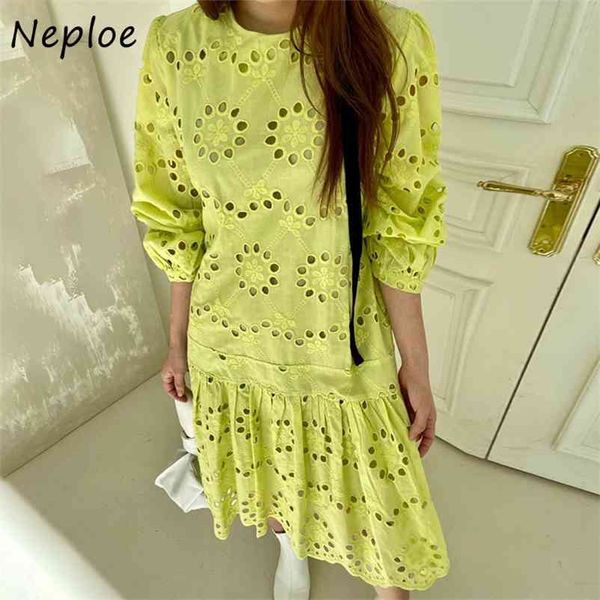 lace hollow out design green dresss women high waist hip a line slim vestido o neck pullover long sleeve robe spring 210422, Black;gray
lace hollow out design green dresss women high waist hip a line slim vestido o neck pullover long sleeve robe spring 210422, Black;gray