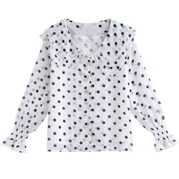blusa feminina fashion woman blouses black dot white chiffon blouse long sleeve women shirts womens and blouses b927 210426
blusa feminina fashion woman blouses black dot white chiffon blouse long sleeve women shirts womens and blouses b927 210426