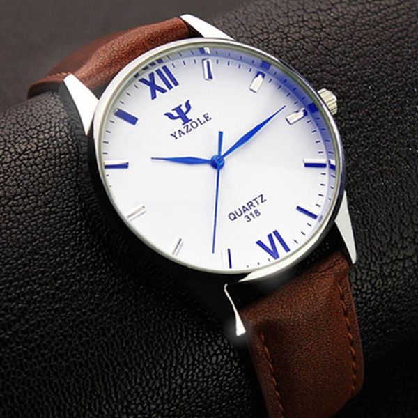 wristwatches yazole business men's watches blu-ray glass big dial fashion quartz for men male clock reloj hombre, Slivery;brown
wristwatches yazole business men's watches blu-ray glass big dial fashion quartz for men male clock reloj hombre, Slivery;brown