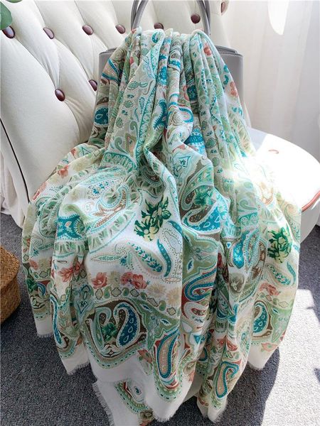 scarves 100%cashmere scarf women oil painting style long shawl elegent four seasons print luxury decorate neck wraps 100*200 cm, Blue;gray
scarves 100%cashmere scarf women oil painting style long shawl elegent four seasons print luxury decorate neck wraps 100*200 cm, Blue;gray