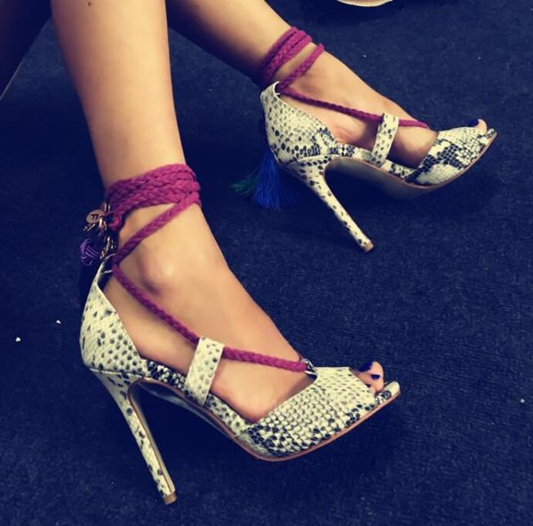 drop 2021 summer women party peep toe green purple tassels lace up high heel sandals snake skin python shoes 43, Black
drop 2021 summer women party peep toe green purple tassels lace up high heel sandals snake skin python shoes 43, Black