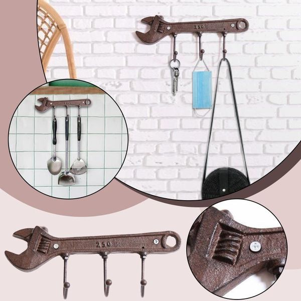 hooks & rails american antique wrought iron wrench hook bar decoration retro home ornaments diy gift metal hammer creativity shape decor
hooks & rails american antique wrought iron wrench hook bar decoration retro home ornaments diy gift metal hammer creativity shape decor