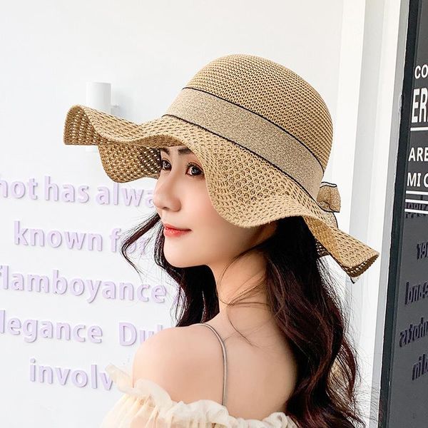 bucket hat wave ee fisherman's bow knitted hollow out sunscreen sun leisure breathable basin, Blue;gray
bucket hat wave ee fisherman's bow knitted hollow out sunscreen sun leisure breathable basin, Blue;gray