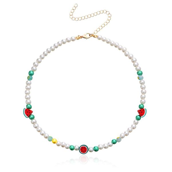 chains boho acrylic beaded necklace multicolor fruit imitation pearl charm statement short choker for women jewelry, Silver
chains boho acrylic beaded necklace multicolor fruit imitation pearl charm statement short choker for women jewelry, Silver