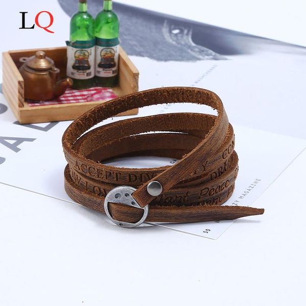 charm bracelets men leather bracelet pu braided black brown for and women jewelry multilayer adjustable boho style, Golden;silver
charm bracelets men leather bracelet pu braided black brown for and women jewelry multilayer adjustable boho style, Golden;silver
