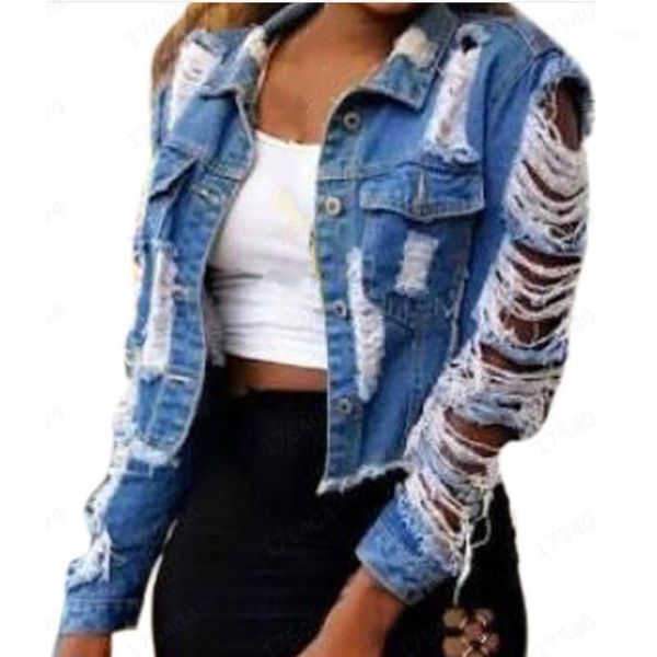 denim coat solid color hollow out hole turn-down pocket tassle button long sleeve jacket women outwears winter undefined women's jacket, Black;brown
denim coat solid color hollow out hole turn-down pocket tassle button long sleeve jacket women outwears winter undefined women's jacket, Black;brown