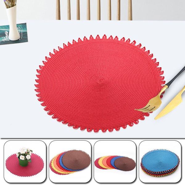 mats & pads 1pcs pp dining table mat woven placemat pad heat resistant bowls coffee cups napkins for home kitchen party supply
mats & pads 1pcs pp dining table mat woven placemat pad heat resistant bowls coffee cups napkins for home kitchen party supply