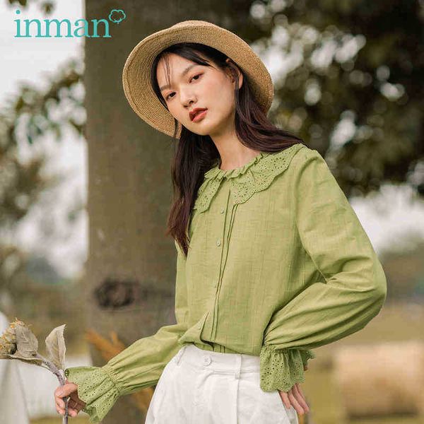 women's blouses & shirts blouses spring autumn artistic lace peter pan collar embroidery stretch cuffs pleated front long sleeve cotton, White
women's blouses & shirts blouses spring autumn artistic lace peter pan collar embroidery stretch cuffs pleated front long sleeve cotton, White