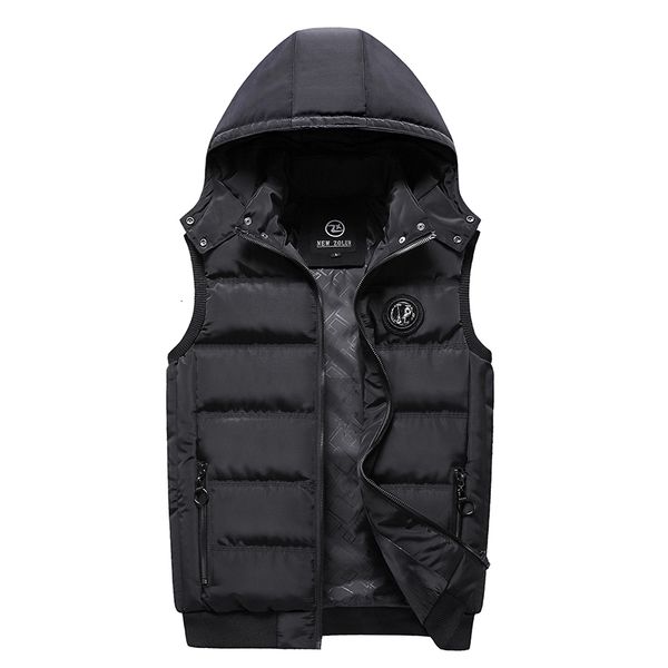 men's vests down men autumn winter sleeveless jacket casual waistcoat hooded hat detachable outer homme 83ta, Black;white
men's vests down men autumn winter sleeveless jacket casual waistcoat hooded hat detachable outer homme 83ta, Black;white