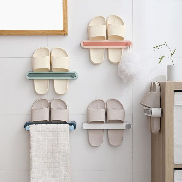 simple bathroom slipper rack, wall mounted, no punching, multi-purpose toilet shoe storage dormitory household clothing & wardrobe
simple bathroom slipper rack, wall mounted, no punching, multi-purpose toilet shoe storage dormitory household clothing & wardrobe