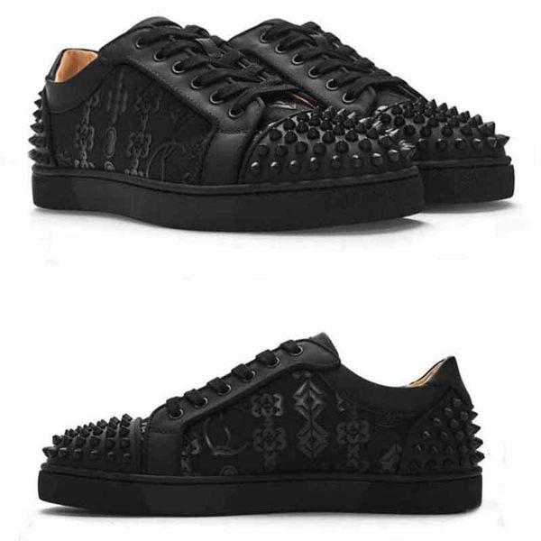 super quality studded sneakers casual shoes red bottom high spikes seavaste 2 orlato lubinetic sneaker flat outdoor walking lace-up trainer, Black
super quality studded sneakers casual shoes red bottom high spikes seavaste 2 orlato lubinetic sneaker flat outdoor walking lace-up trainer, Black
