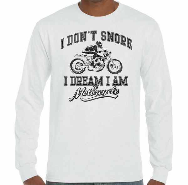 i do not snore i dream i 'm a motorcycle mens funny biker t-shirt bicycle, White;black
i do not snore i dream i 'm a motorcycle mens funny biker t-shirt bicycle, White;black