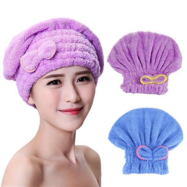 shower caps 2021 microfibre hair drying cap bath spa bowknot wrap towel hat women bathroom accessories
shower caps 2021 microfibre hair drying cap bath spa bowknot wrap towel hat women bathroom accessories