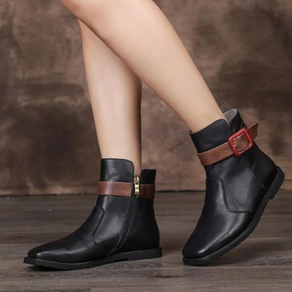 boots female genuine cow buckle leather woman handmade flat with shoes ankle black lace-up low heels riding normal size 2021
boots female genuine cow buckle leather woman handmade flat with shoes ankle black lace-up low heels riding normal size 2021