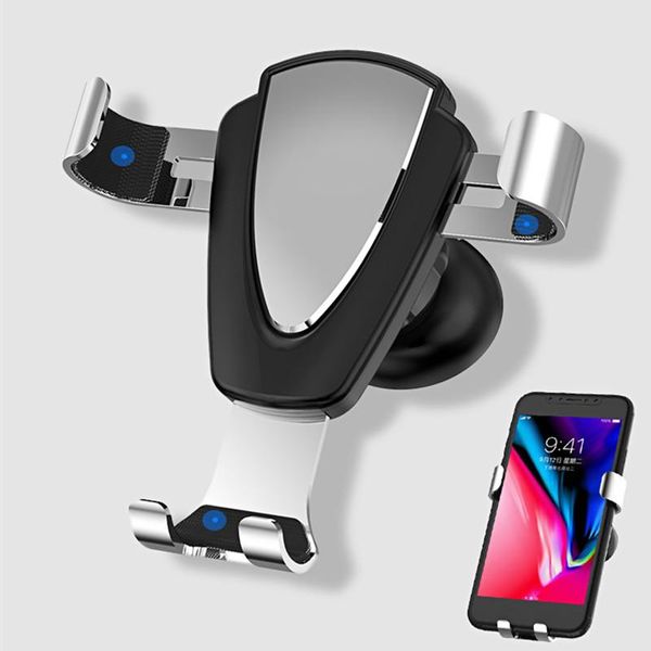 cell phone mounts & holders car holder metal outlet gravity bracket for universal mobile air vent
cell phone mounts & holders car holder metal outlet gravity bracket for universal mobile air vent