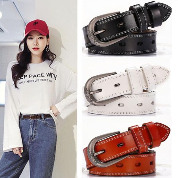 belts women genuine leather belt fashion designer luxury pin buckle female strap casual all-match ladies adjustable, Black;brown
belts women genuine leather belt fashion designer luxury pin buckle female strap casual all-match ladies adjustable, Black;brown