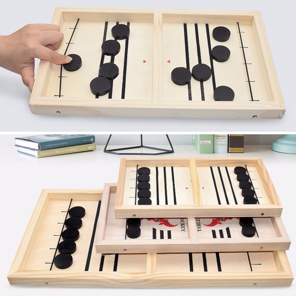 fast sling puck game paced wooden table hockey winner games interactive chess toys for children deskbattle board game
fast sling puck game paced wooden table hockey winner games interactive chess toys for children deskbattle board game