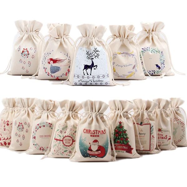 christmas decorations 1pc year candy bag santa claus drawstring canvas sack tableware rustic vintage stockings gift
christmas decorations 1pc year candy bag santa claus drawstring canvas sack tableware rustic vintage stockings gift