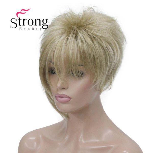synthetic wigs strongbeauty asymmetric side bangs blonde short straight hair wig colour choices, Black
synthetic wigs strongbeauty asymmetric side bangs blonde short straight hair wig colour choices, Black