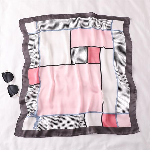 scarves 2021 women silk scarf square print neck foulard female hairband office fashion head kerchief tie, Blue;gray
scarves 2021 women silk scarf square print neck foulard female hairband office fashion head kerchief tie, Blue;gray