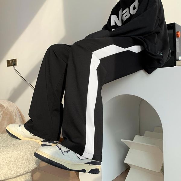 men's pants men hip hop side stripes baggy joggers harajuku japanese sweatpants casual 2021 autumn harem track trousers streetwear, Black
men's pants men hip hop side stripes baggy joggers harajuku japanese sweatpants casual 2021 autumn harem track trousers streetwear, Black