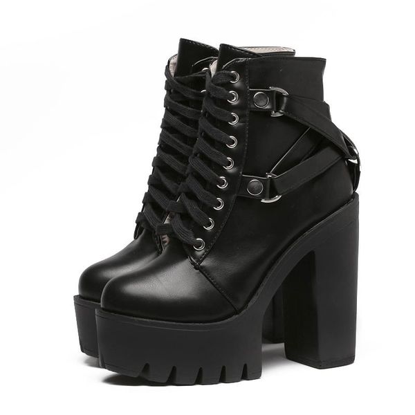 boots 2021 fashion ankle for women high platform shoes leather heels tie cross, Black
boots 2021 fashion ankle for women high platform shoes leather heels tie cross, Black