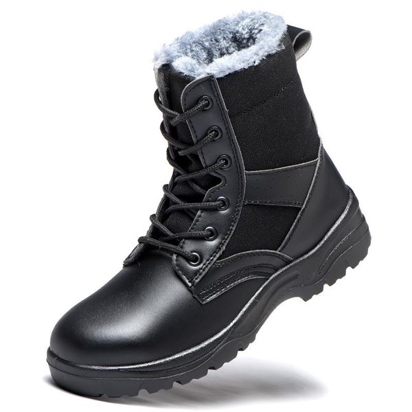 boots plus size men's casual warm plush steel toe covers work safety winter snow worker shoes platform high security botas male, Black
boots plus size men's casual warm plush steel toe covers work safety winter snow worker shoes platform high security botas male, Black
